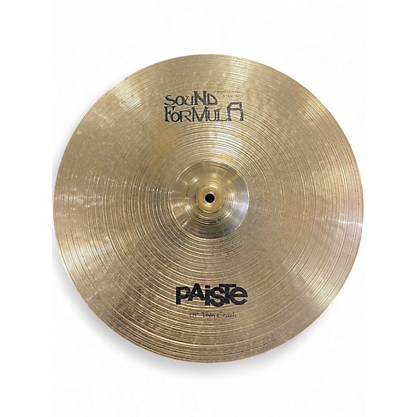 Used Paiste 18in Sound Formula Cymbal