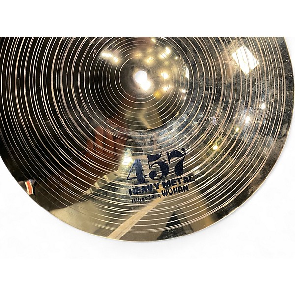 Used Wuhan 14in 457 HI HATS Cymbal