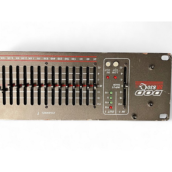 Used DOD SR830QXLR Dual 15-Band Equalizer
