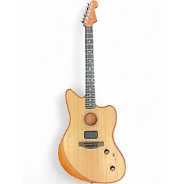 Used Fender American Acoustasonic Jazzmaster Vintage Natural Acoustic Electric Guitar