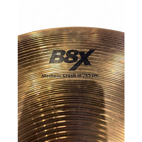 Used SABIAN 18in B8X Medium Crash Cymbal