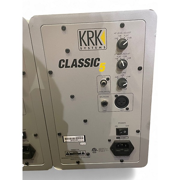 Used KRK Classic 5 Pair Powered Monitor