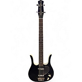Used Danelectro Dead-On 58 Longhorn Black Electric Bass Guitar