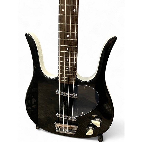 Used Danelectro Dead-On 58 Longhorn Black Electric Bass Guitar