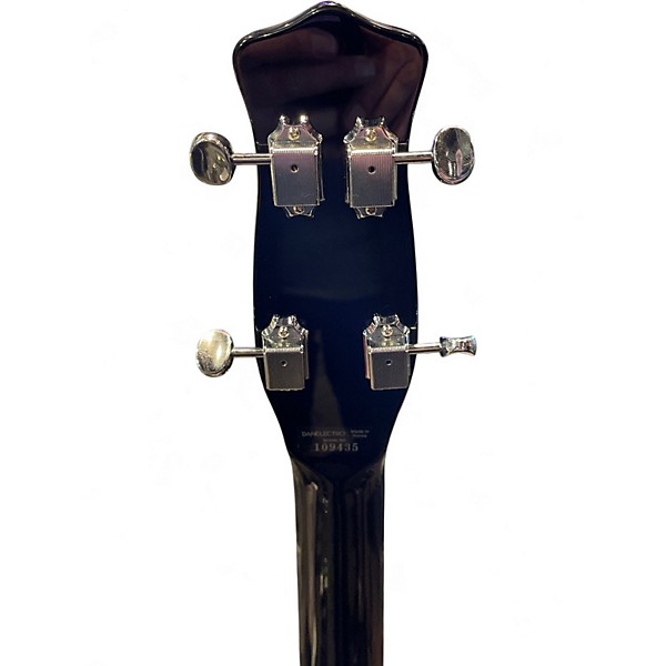 Used Danelectro Dead-On 58 Longhorn Black Electric Bass Guitar