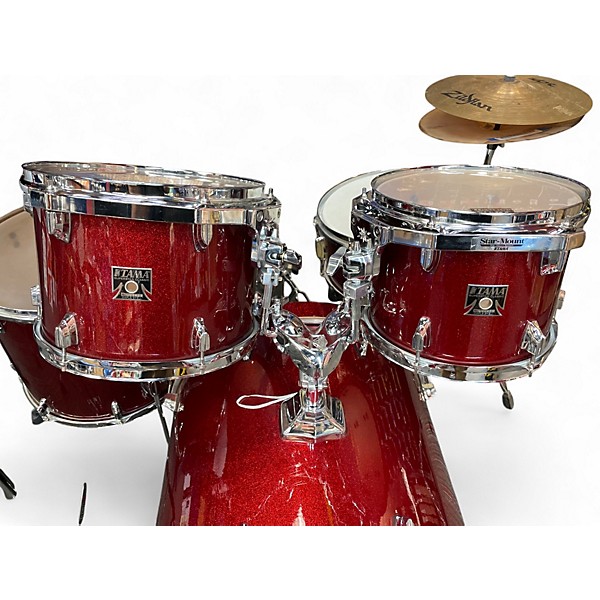 Used TAMA 5 Piece SUPERSTAR CLASSIC Red Drum Kit