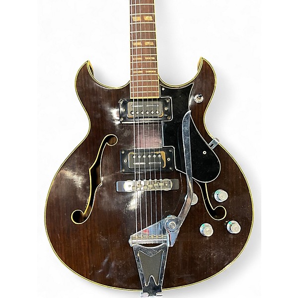 Used Norma EG665 Walnut Hollow Body Electric Guitar
