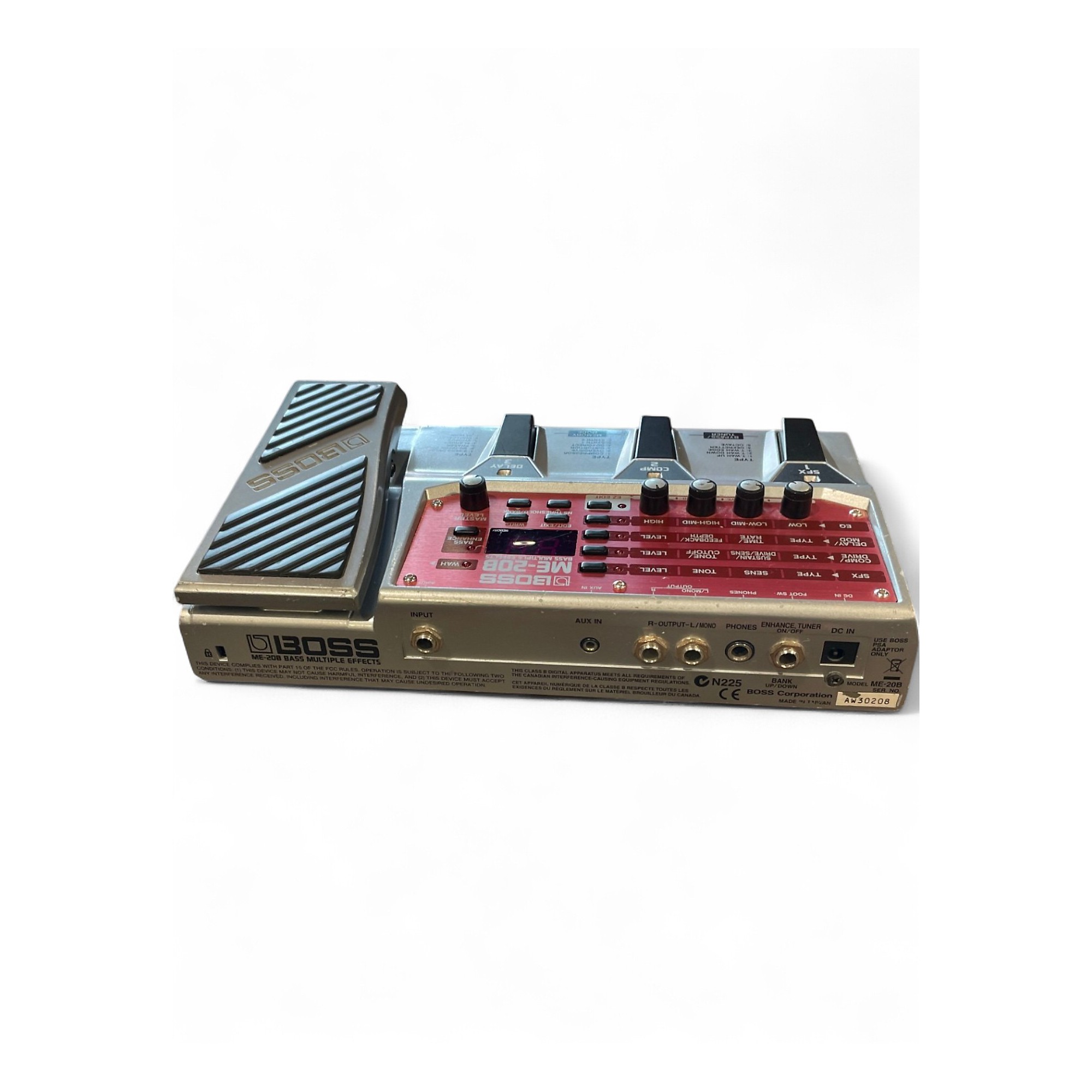 Used BOSS ME20B Bass Multi Bass Effect Pedal | Guitar Center