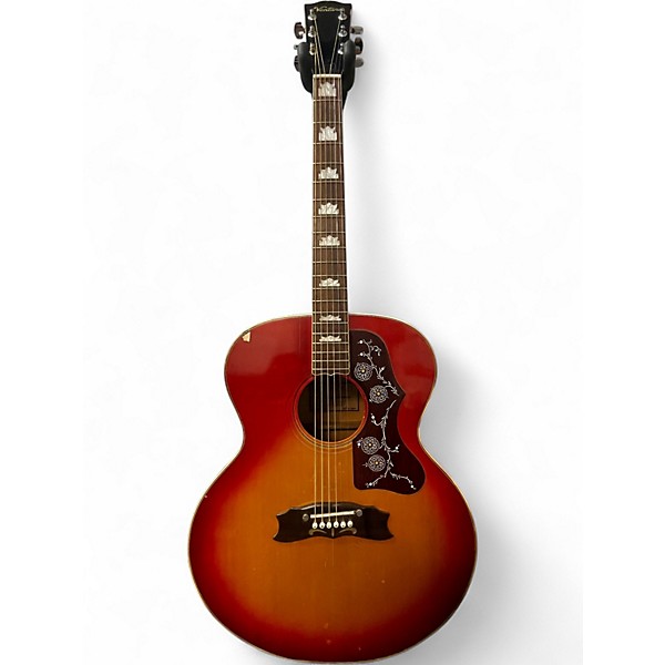 Used Ventura V-200S Jumbo Cherry Sunburst Acoustic Guitar