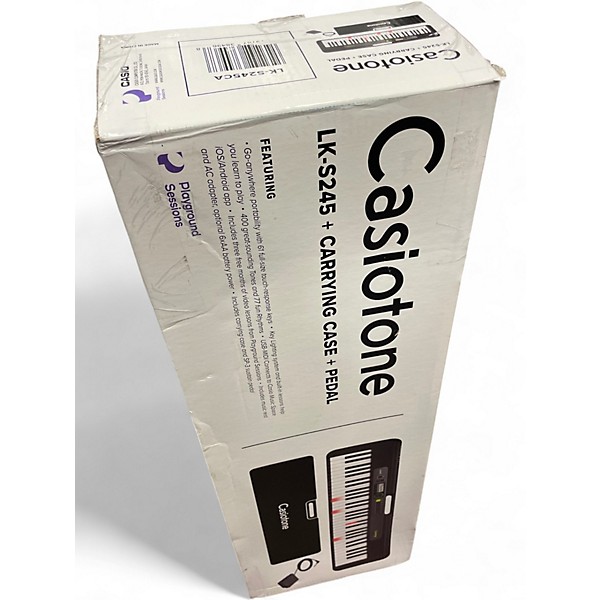 Used Casio CASIOTONE LKS245 Portable Keyboard