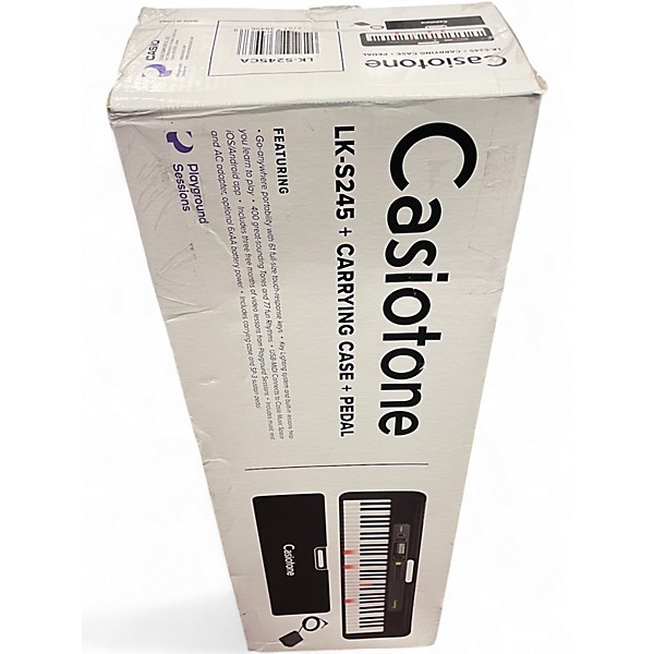 Used Casio CASIOTONE LKS245 Portable Keyboard