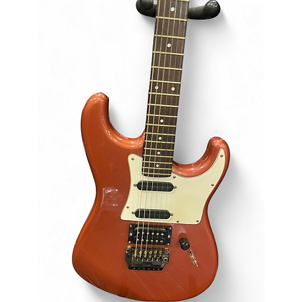 Vintage 1970s Fender Fender Contemporary Strat HSS Floyd DEEP CORAL Solid Body Electric Guitar