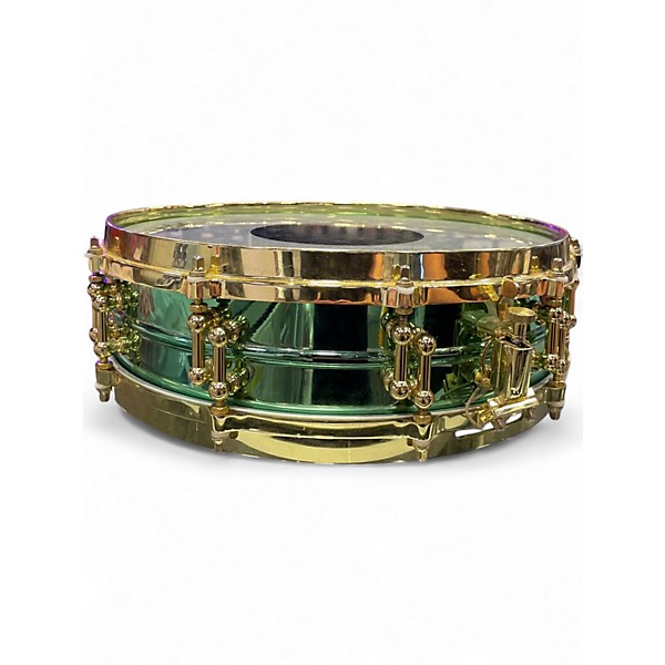 Used Ludwig 13X3.5 Carl Palmer Snare Green Drum