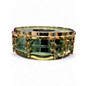 Used Ludwig 13X3.5 Carl Palmer Snare Green Drum