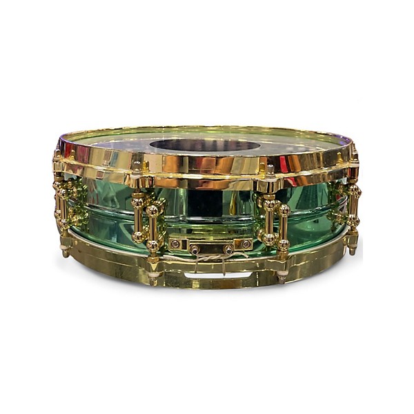 Used Ludwig 13X3.5 Carl Palmer Snare Green Drum