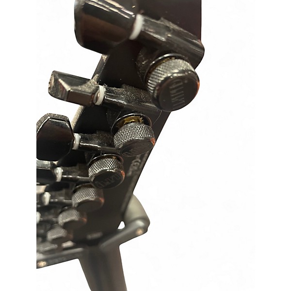 Used ESP ltd ex7 baritone black metal 7 string Satin Black Baritone Guitars