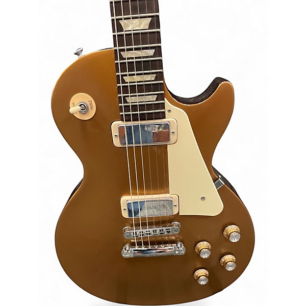 Used 2012 Gibson 70'S REISSUE Les Paul Deluxe 70'S Gold Top Solid Body Electric Guitar