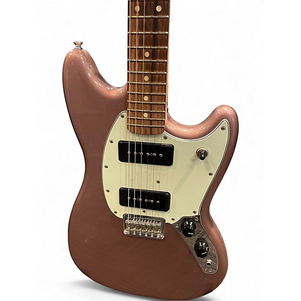 Used Fender PLAYER MUSTANG 90 Burgundy Mist Metallic Solid Body Electric Guitar