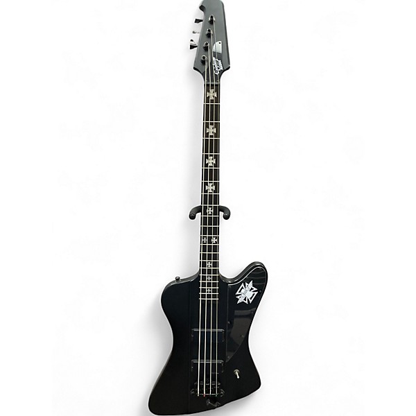 Used Epiphone Nikki Sixx Signature Blackbird Black Electric Bass Guitar