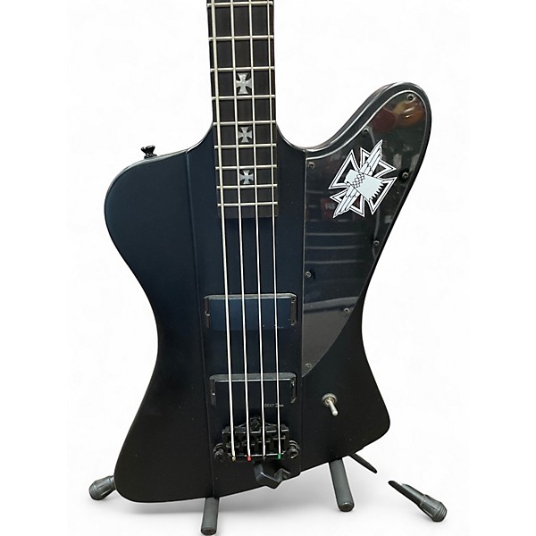 Used Epiphone Nikki Sixx Signature Blackbird Black Electric Bass Guitar