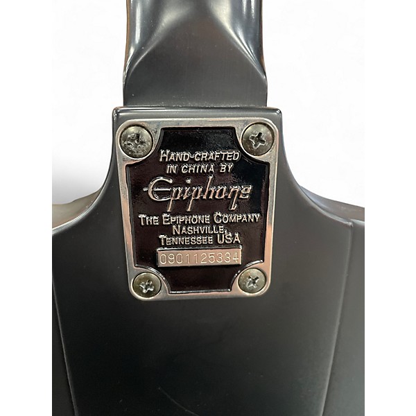 Used Epiphone Nikki Sixx Signature Blackbird Black Electric Bass Guitar