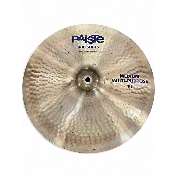Used Paiste 16in 900 series medium multi purpose Cymbal