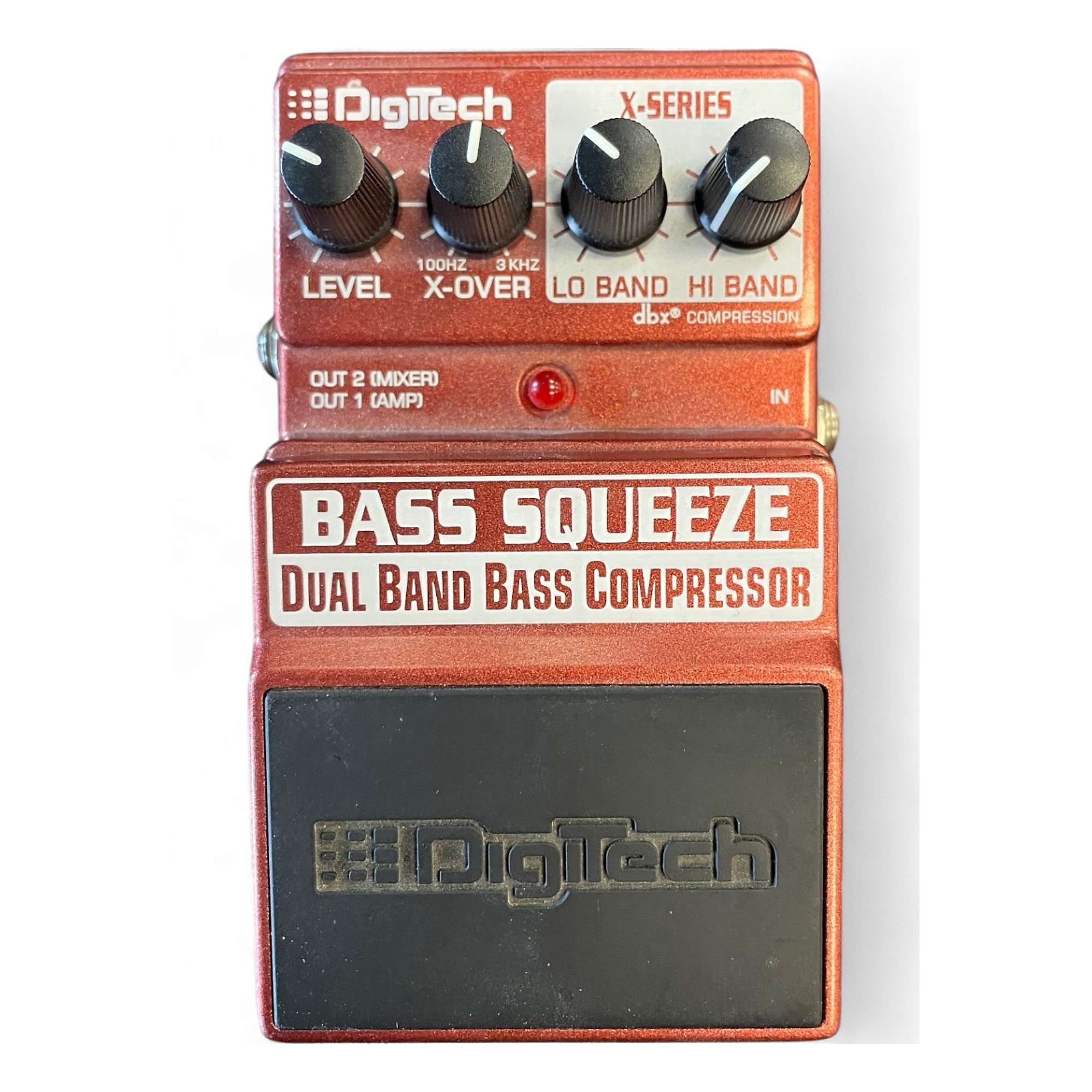 Used DigiTech XBS Bass Squeeze Compressor Bass Effect Pedal
