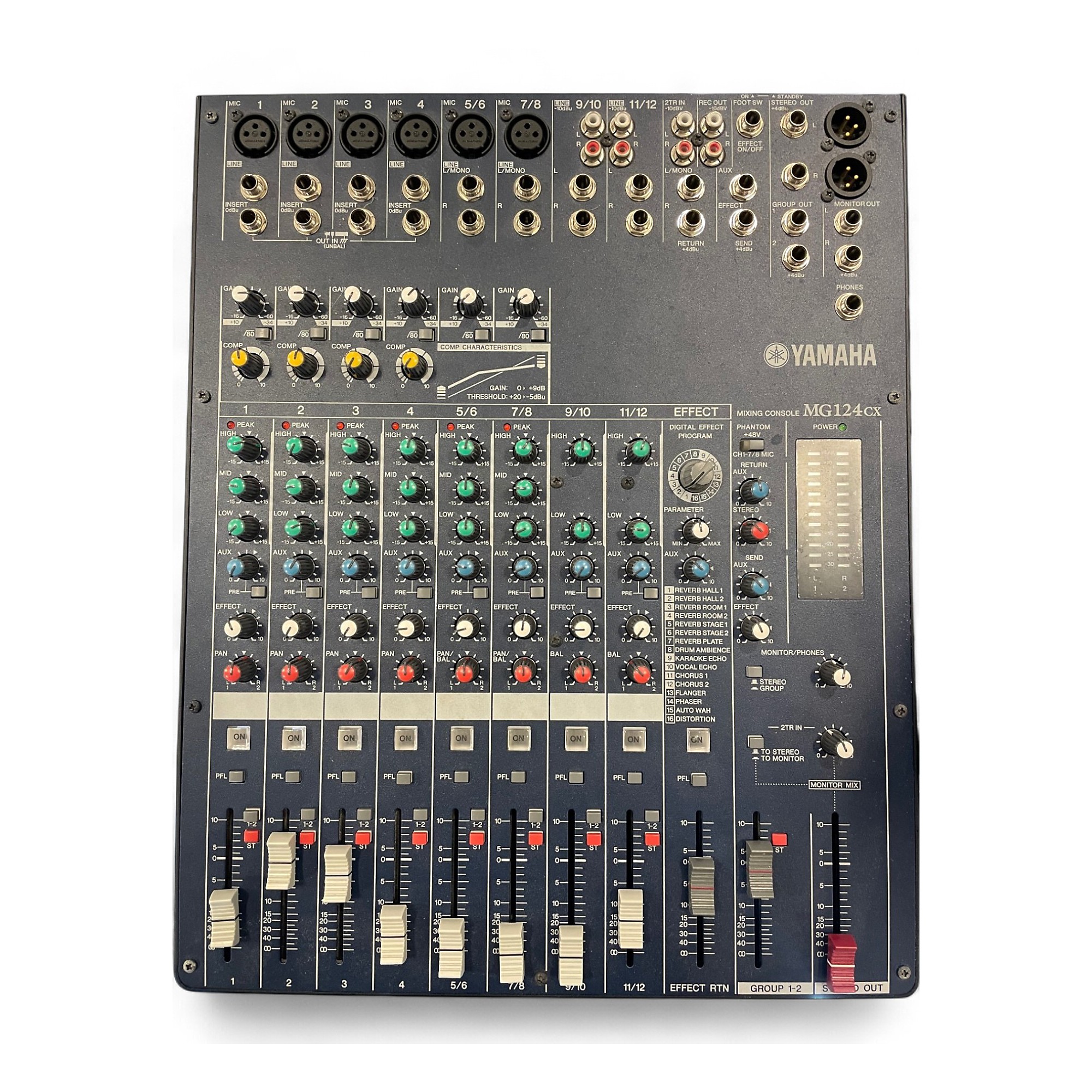 Used Yamaha MG124CX Unpowered Mixer | Guitar Center