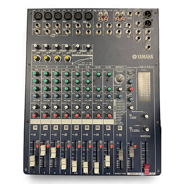Used Yamaha MG124CX Unpowered Mixer