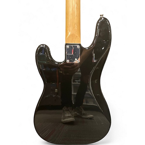 Used Squier Precision Bass MIK Black Electric Bass Guitar