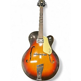 Vintage 1960 Gretsch Guitars 6124 Single Anniversary 2 Tone Sunburst Hollow Body Electric Guitar