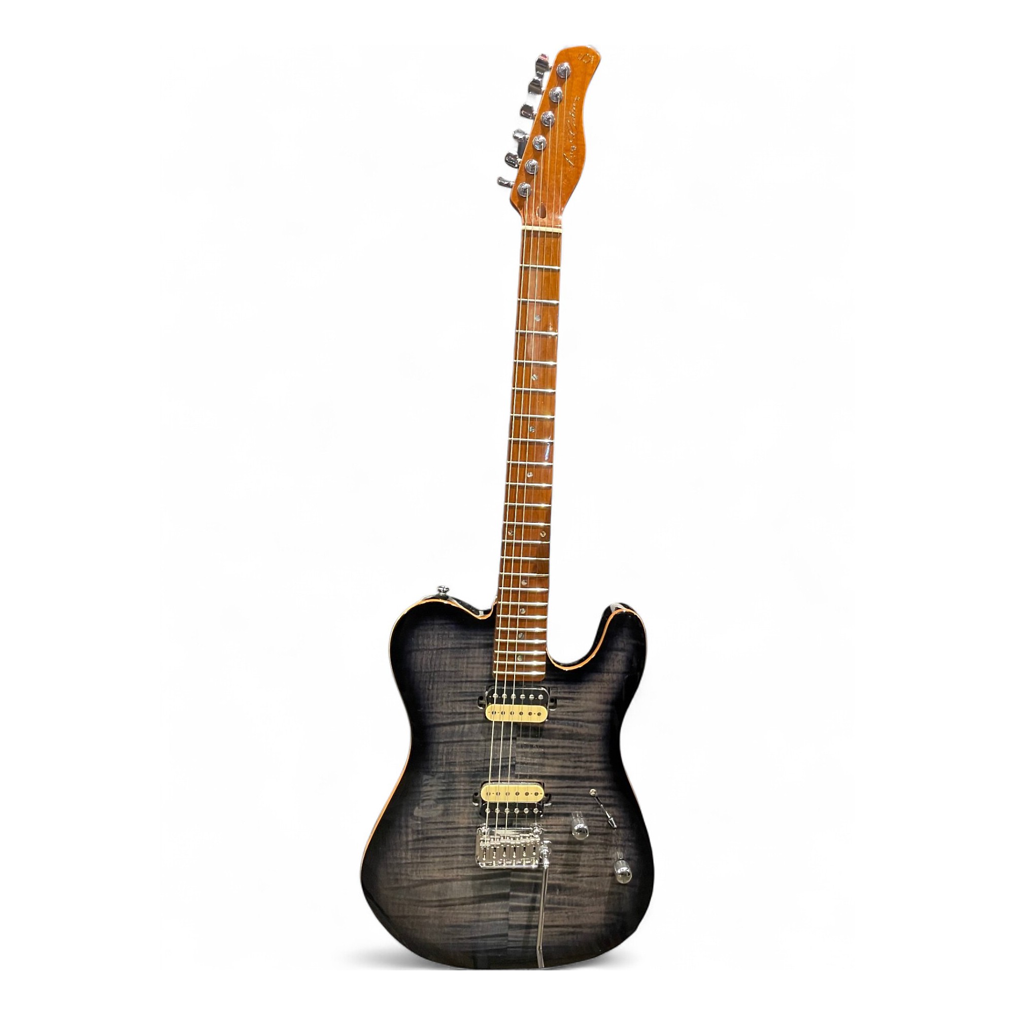 Used Sire T7 FM Transparent Black Solid Body Electric Guitar