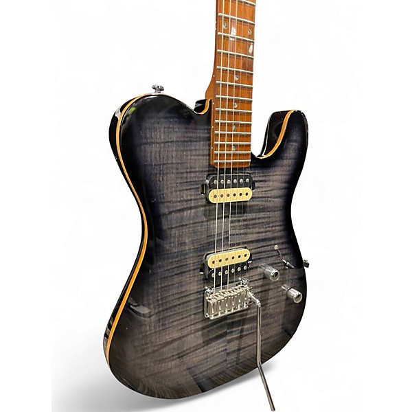 Used Sire T7 FM Transparent Black Solid Body Electric Guitar
