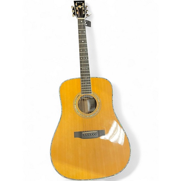 Used Enya T-10S D Natural Acoustic Electric Guitar