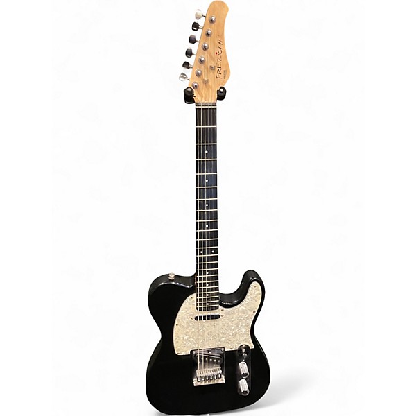 Used Fretlight Series 400 T Style Black Solid Body Electric Guitar