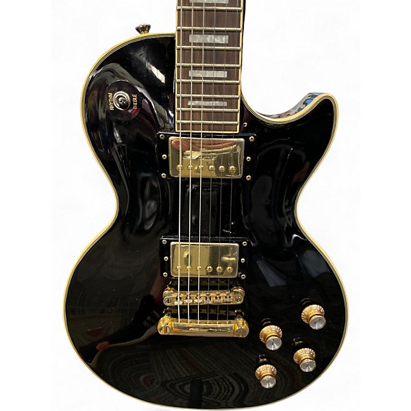 Used Epiphone Les Paul Custom Pro Black Solid Body Electric