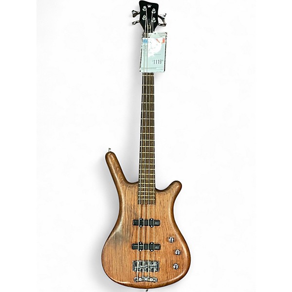 Used Warwick Pro Series Standard Corvette 4 String Natural Electric Bass Guitar