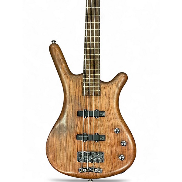 Used Warwick Pro Series Standard Corvette 4 String Natural Electric Bass Guitar