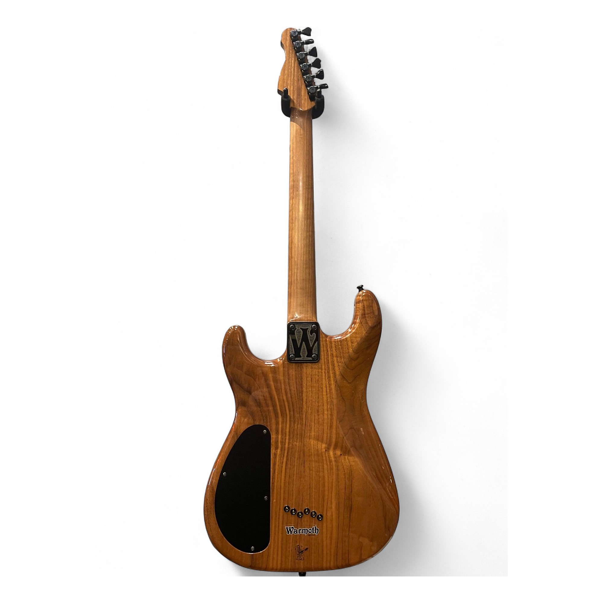 Used Warmoth USA Custom Warhead Deathbucker Walnut Strat Natural