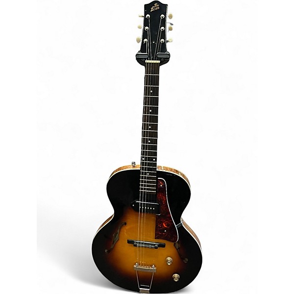 Used The Loar lh-301t 3 Color Sunburst Hollow Body Electric Guitar
