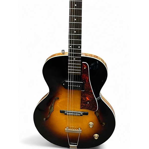 Used The Loar lh-301t 3 Color Sunburst Hollow Body Electric Guitar