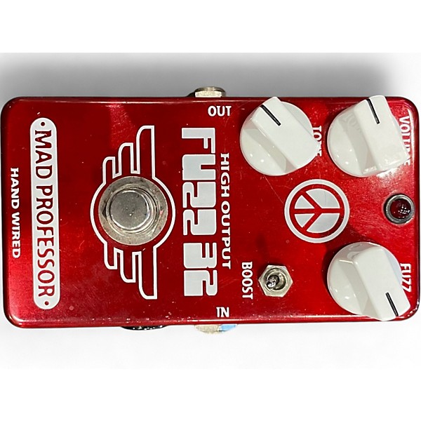 Used Mad Professor Fuzz 32 Red Hand Wired Effect Pedal