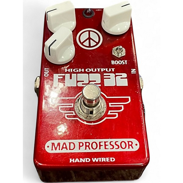 Used Mad Professor Fuzz 32 Red Hand Wired Effect Pedal