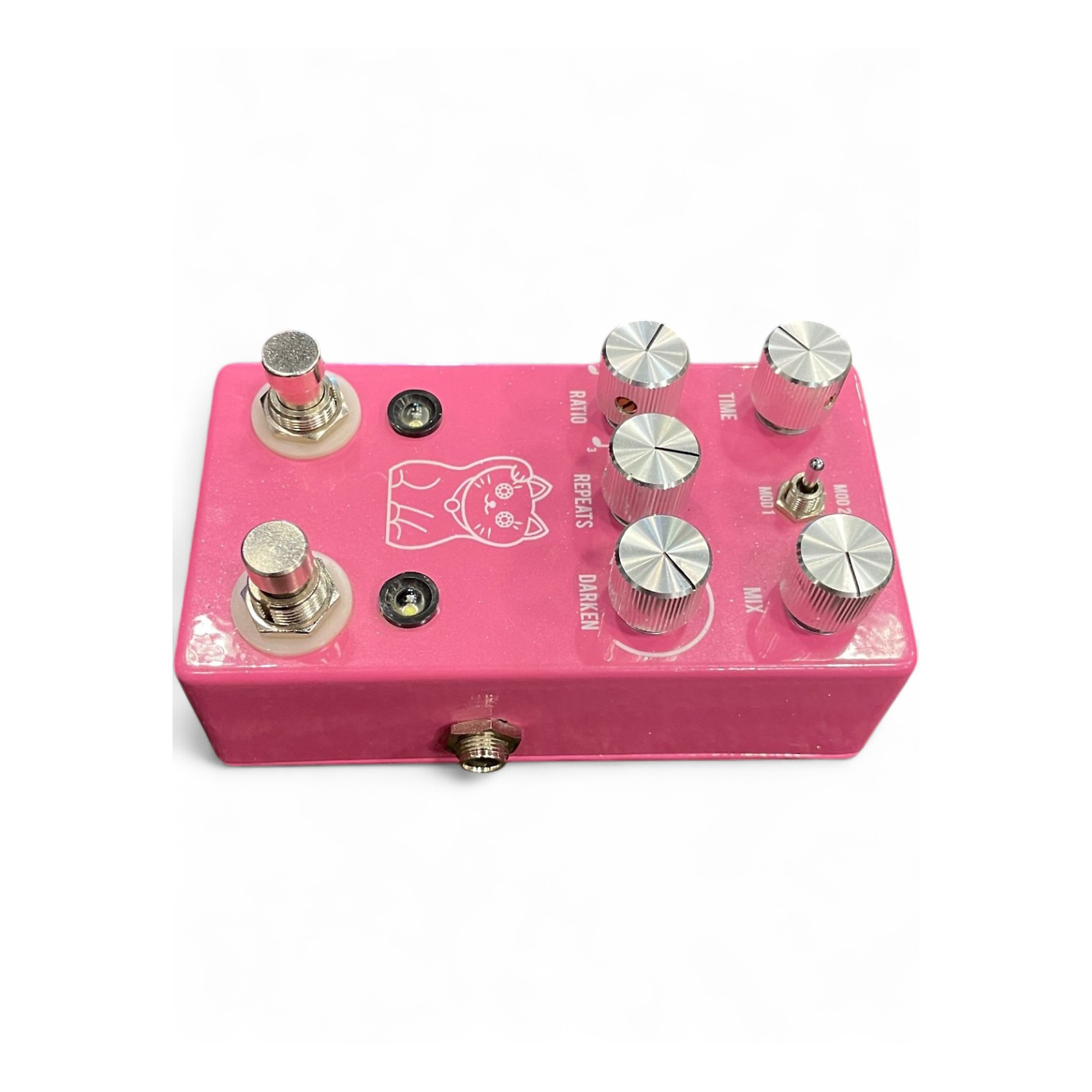 Used JHS Pedals Lucky Cat Pink Effect Pedal | Guitar Center