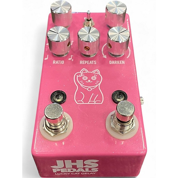 Used JHS Pedals Lucky Cat Pink Effect Pedal | Guitar Center