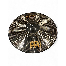 Used MEINL 18in classic custom dark crash Cymbal
