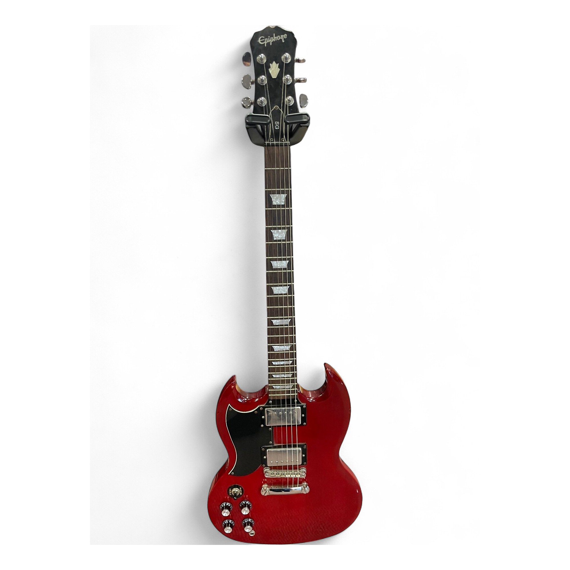 Used Epiphone SG Standard Left Handed Red Electric Guitar