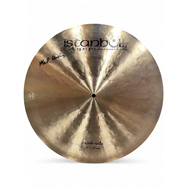 Used Istanbul Agop 19in Mel Lewis Signature Crash Ride Cymbal