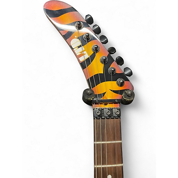 Used ESP LTD GL200SBT George Lynch Tiger Stripe Solid Body Electric Guitar