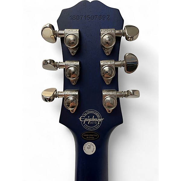 Epiphone LesPaul Traditional Pro Aqua 美品 Epiphone 2014 Les Paul Traditional PRO Electric Guitar Satin